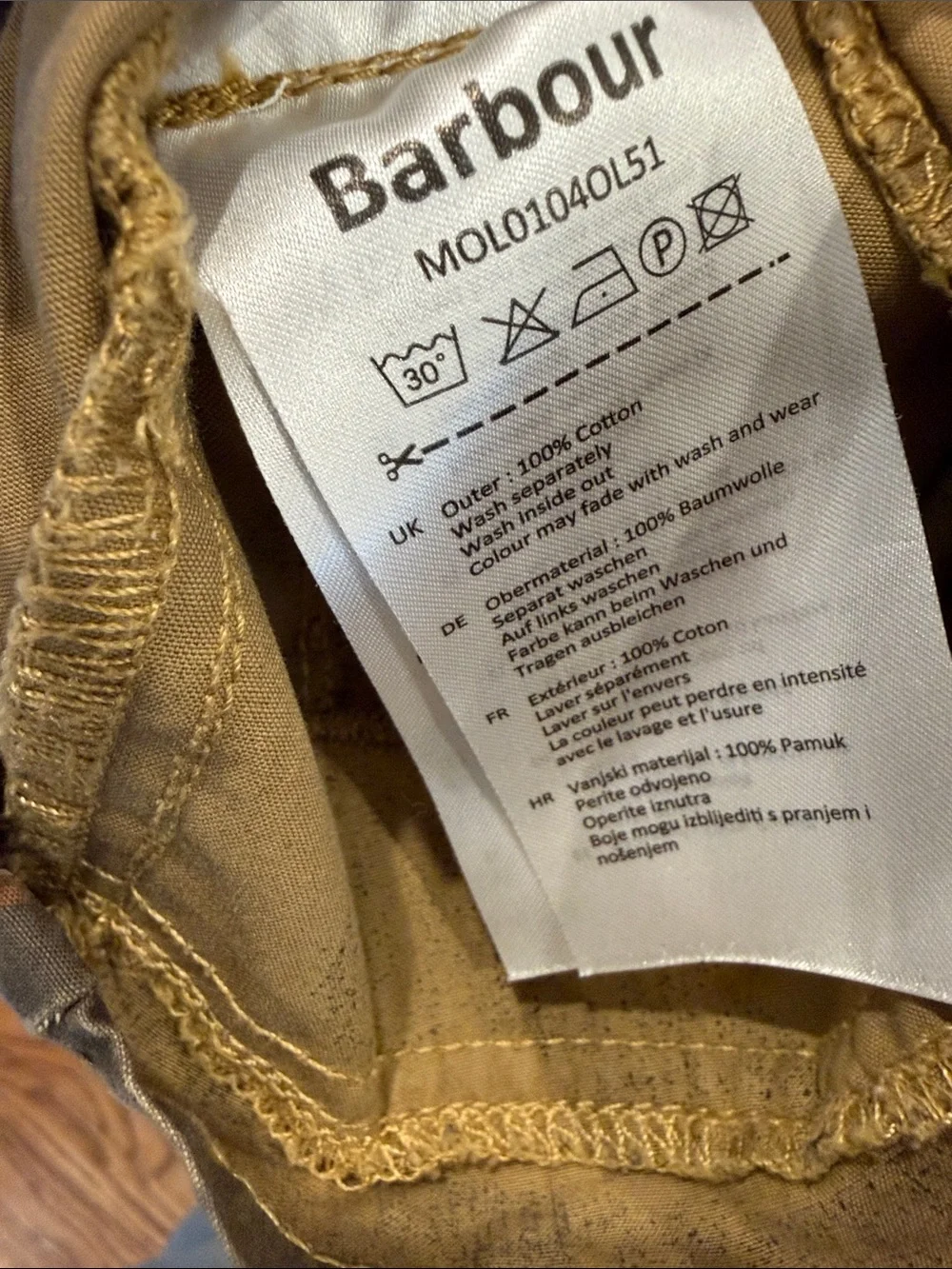 Barbour Camo Field Jacket - Brown Multi - Picture 5 of 11